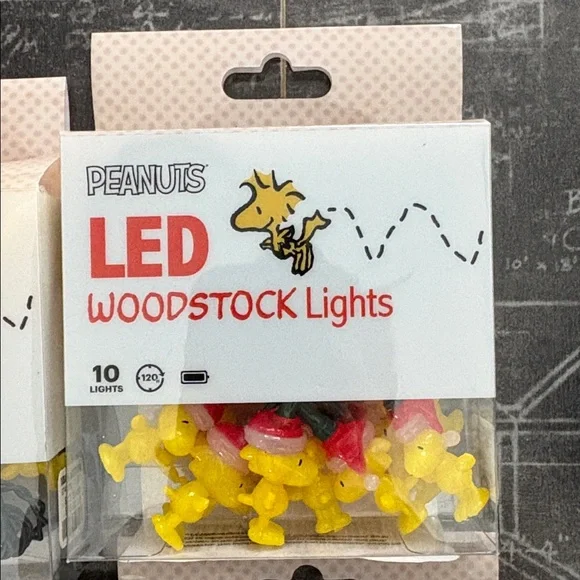 Peanuts LED Woodstock Christmas Lights - Picture 2 of 3